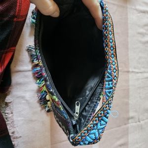 Multicolored Hobo Crossbody Purse